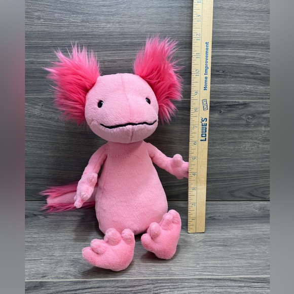 Jellycat Alice Axolotl Stuffed Animal Medium 12 inches Amphibian Plush Toy Pink - Picture 2 of 8